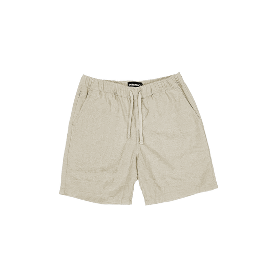 LINEN SHORT "BIEGE"