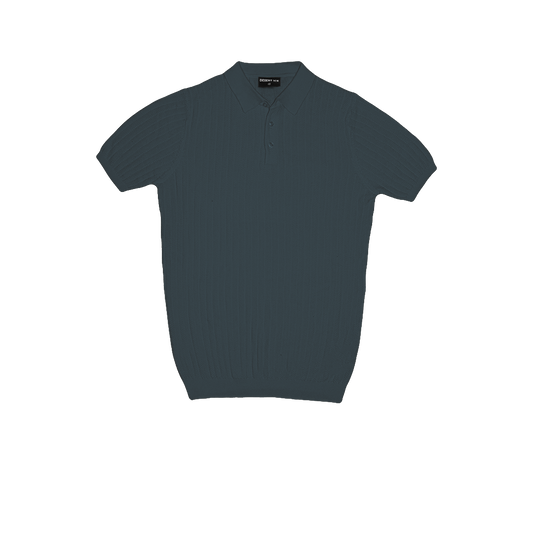 T-SHIRT KNITTED POLO REF.FF-005"BLUE"