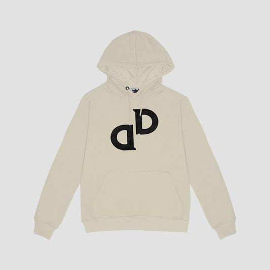 Letter Embroidered Hoodie (Sand) "Unisex" Ref.ND2201