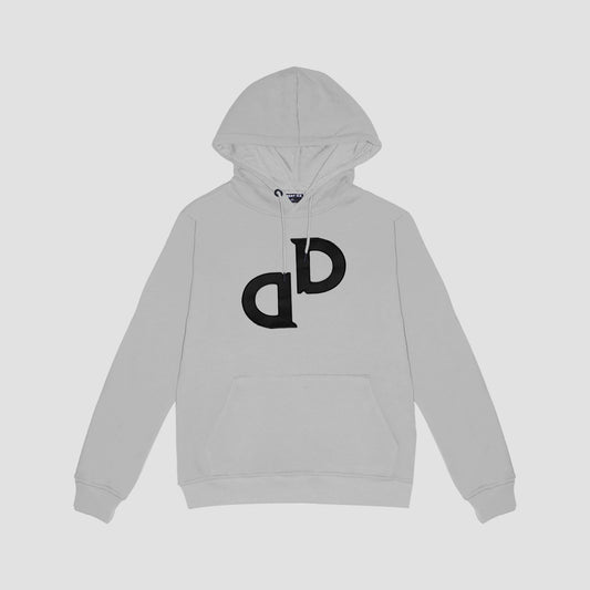 Letter Embroidered Hoodie (Grey) "Unisex" Ref.ND2201