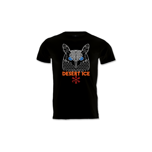 Desert Ice Owl T-Shirt "Black" (Unisex)