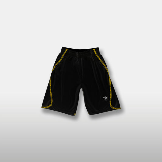 Black Polyester Shorts