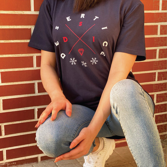 Desert Ice Circular Design “Navy” (Unisex)