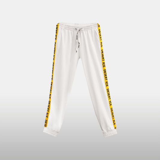 Desert Ice Yellow Stripe Joggers "Off-White" (Unisex)