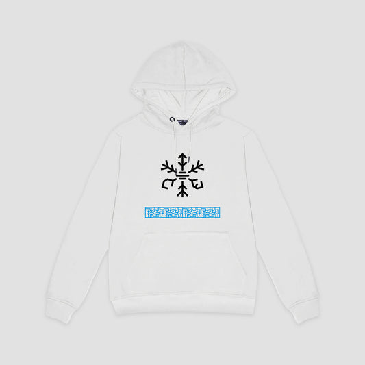 Pattern Hoodie (White) "Unisex"